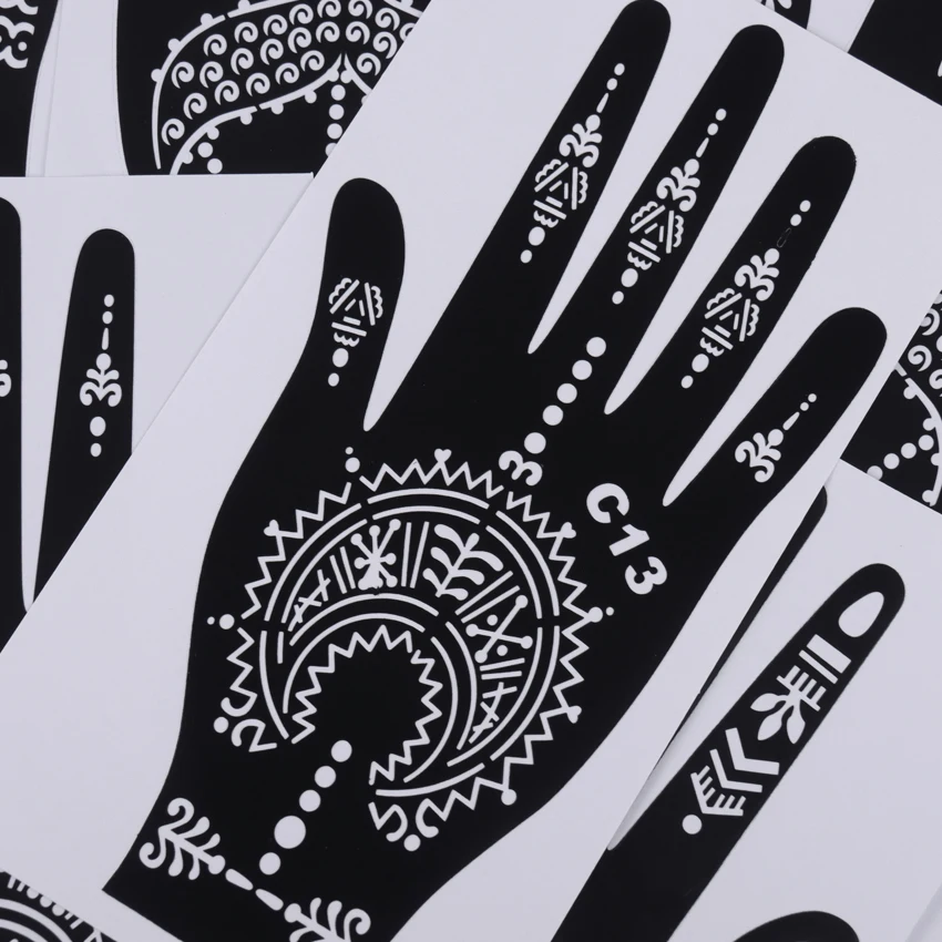 1 пара Изысканных шаблонов для боди-арта для временных татуировок на руках, темных дизайнов Ветра, шаблона татуировки, наклейки на руки
