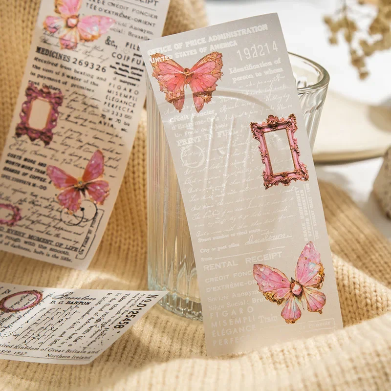30 шт./упак. Материал серии Butterfly Dream Memory Бумага Crystal Butterfly Сульфатная бумага DIY для скрапбукинга Винтажная декоративная