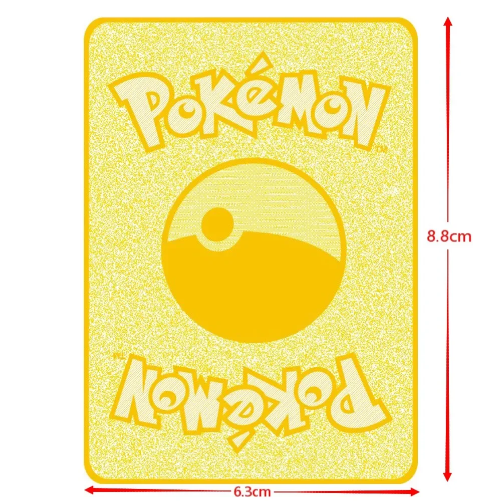 Pokemon 183200 Очков Hp Charizard Pikachu Mewtwo Золотые Черные Английские Французские Металлические Карты Vmax Mega GX Game Collection Cards
