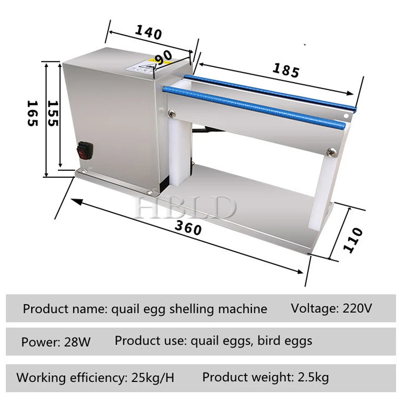 Высококачественная полностью автоматическая машина для удаления скорлупы из перепелиных яиц, овощечистка для яиц мелких птиц