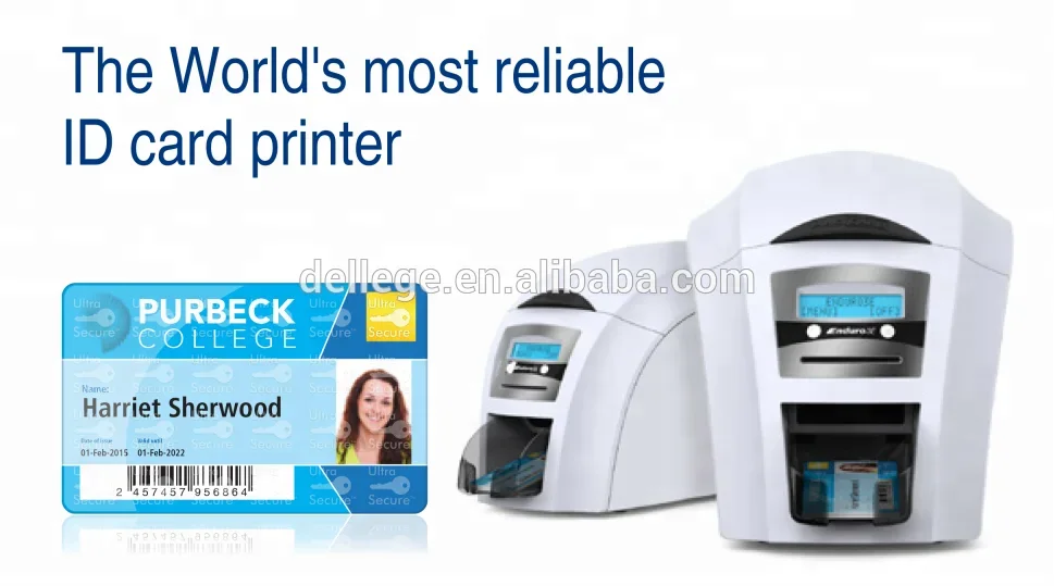 Высокопроизводительный принтер для печати удостоверений личности Magicard Enduro 3E из ПВХ с термической прямой печатью с одной и двусторонней стороны