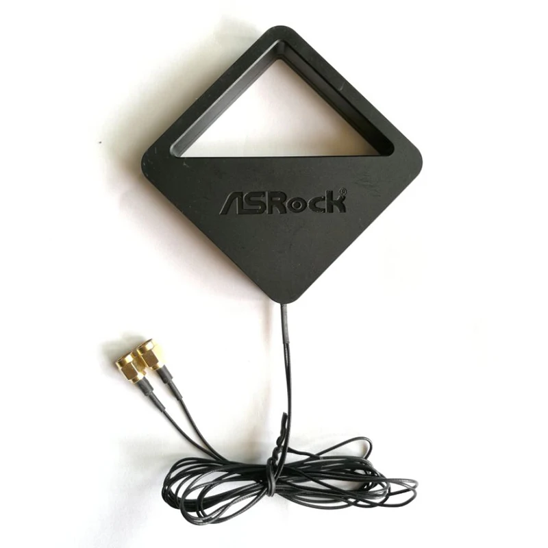 Оригинальный Усилитель Антенны ASRock WiFi 2.4G 5G 5.8G Трехдиапазонный Усилитель Сигнала Dual RP-SMA для Материнской Платы Беспроводной Сетевой Карты