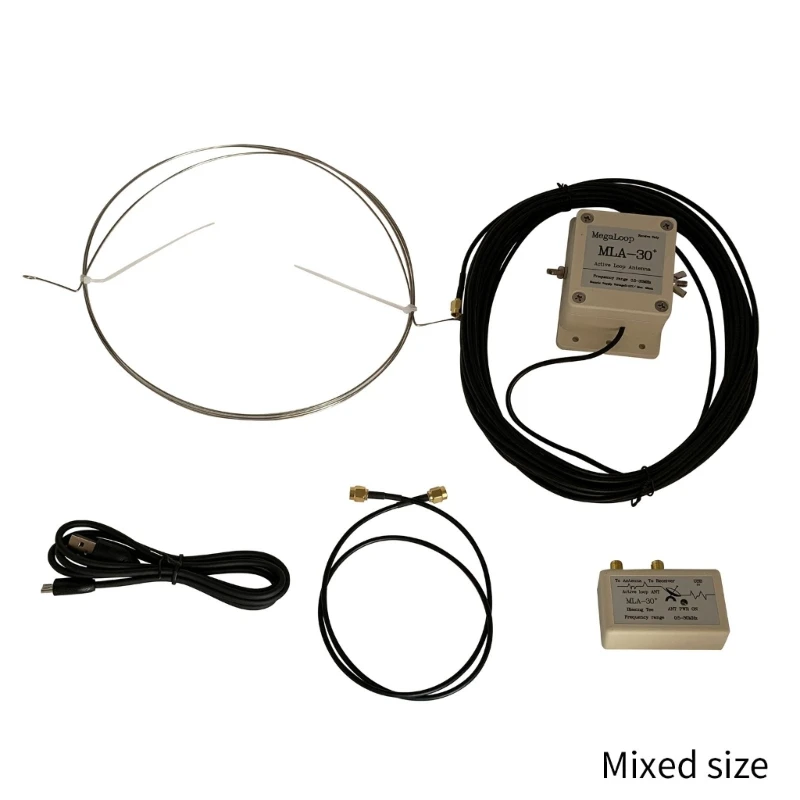 Петлевая антенна MLA-30+ 0.5- 30 МГц активная приемная среднекороткая антенна челнока