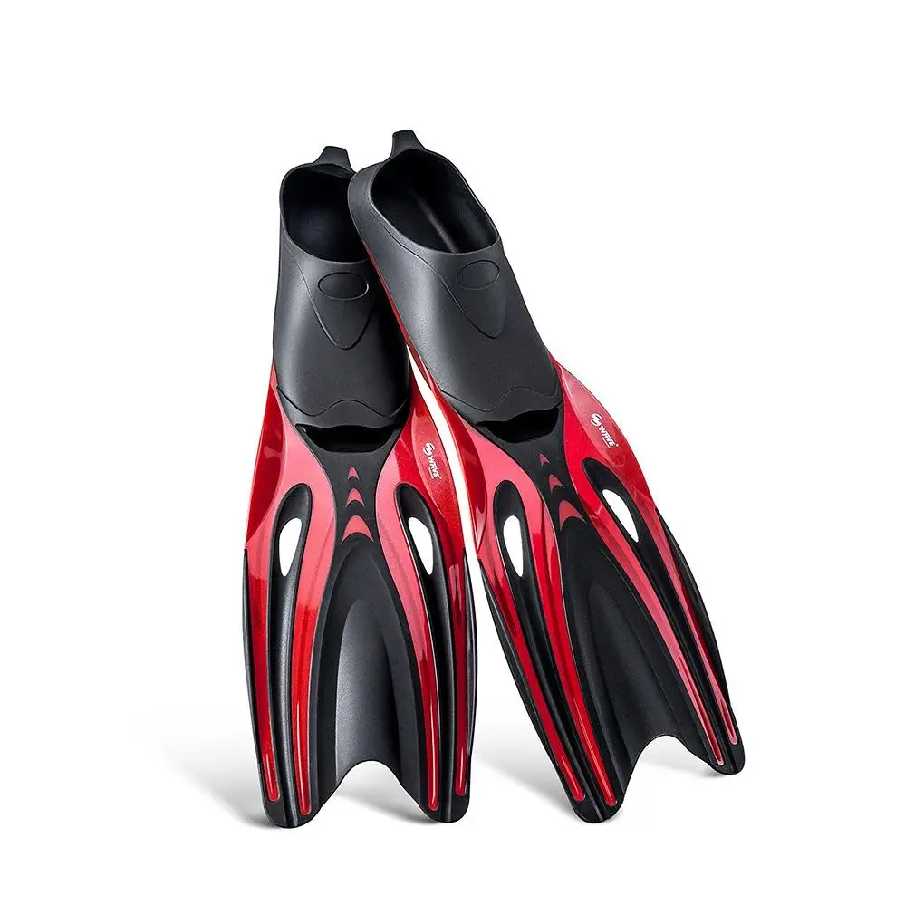 Профессиональные ласты для взрослых TPR, обувь для плавания и дайвинга, ласты для подводного плавания без резины, Ласты для подводного плавания