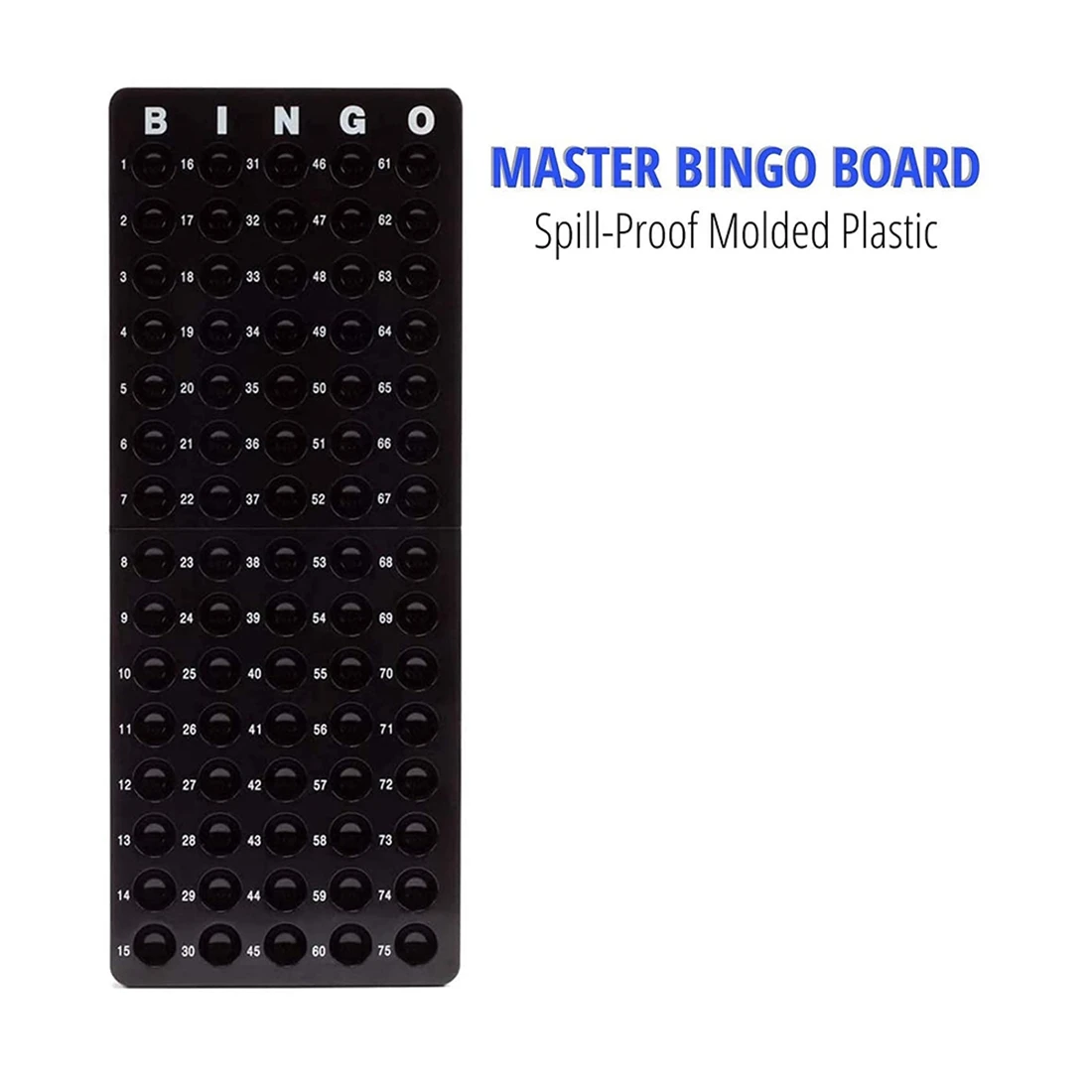 Роскошный набор для игры в бинго с 6-дюймовой клеткой для бинго, доской для игры в бинго Master, 75 Цветными шариками, 50 карточками для бинго и 300 фишками для бинго