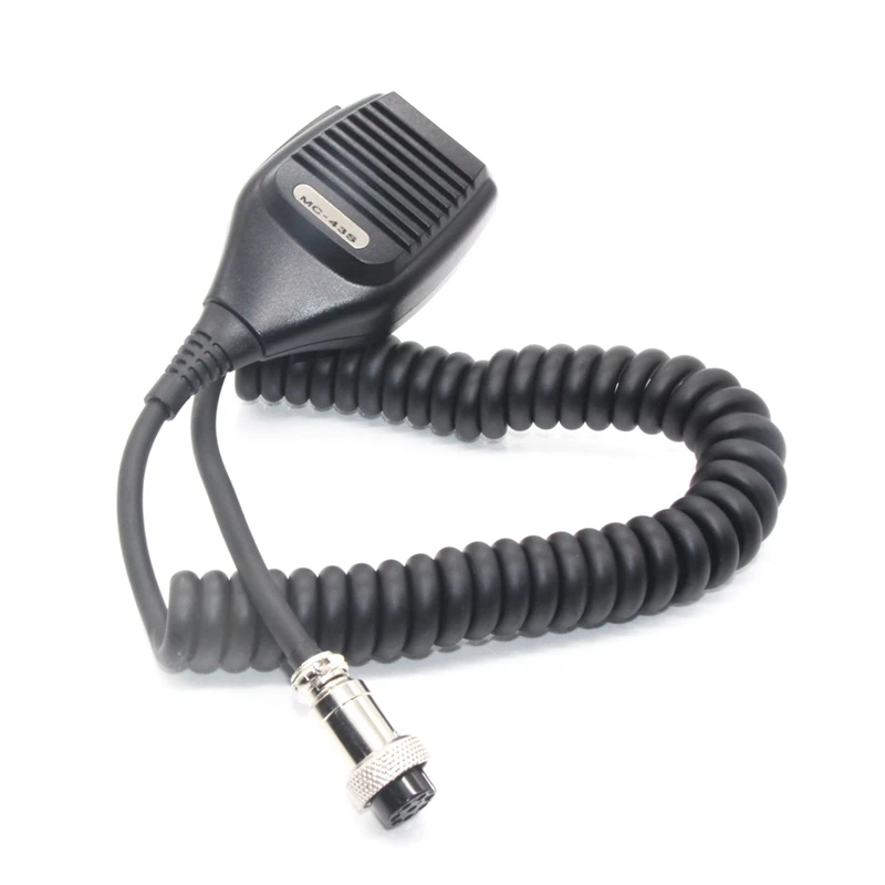 Ручной динамик Микрофон MC-43S Круглый 8-контактный для двусторонней радиосвязи Kenwood Walkie Talkie TS-480HX TM-231