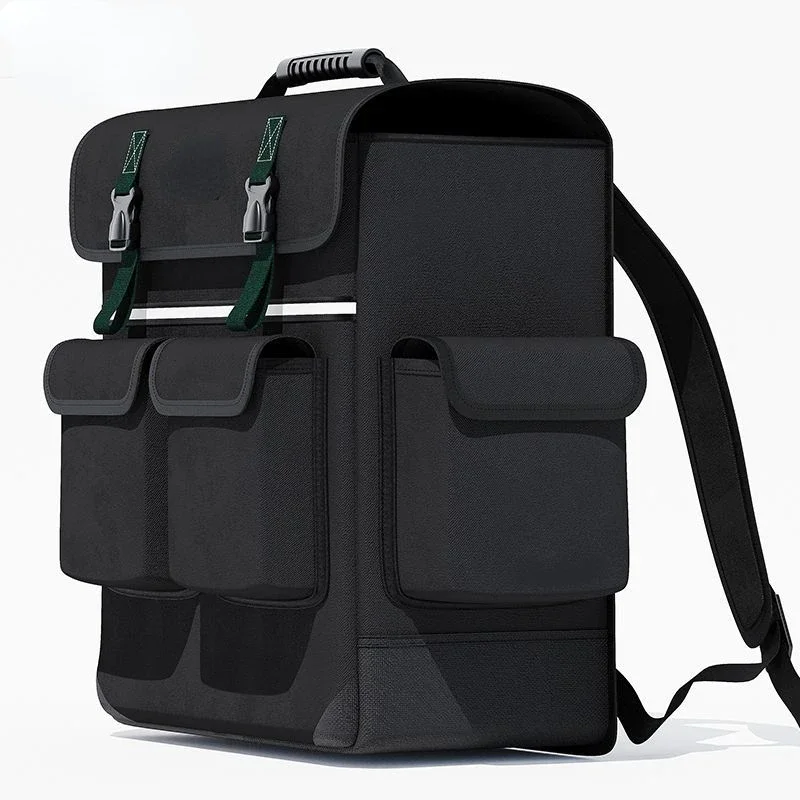Холщовый рюкзак для инструментов, сумка для электрика, Износостойкий прочный набор инструментов для хранения инструментов